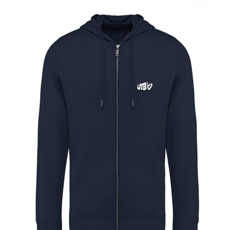 Veste zippée à capuche UTBM 2024 Navy